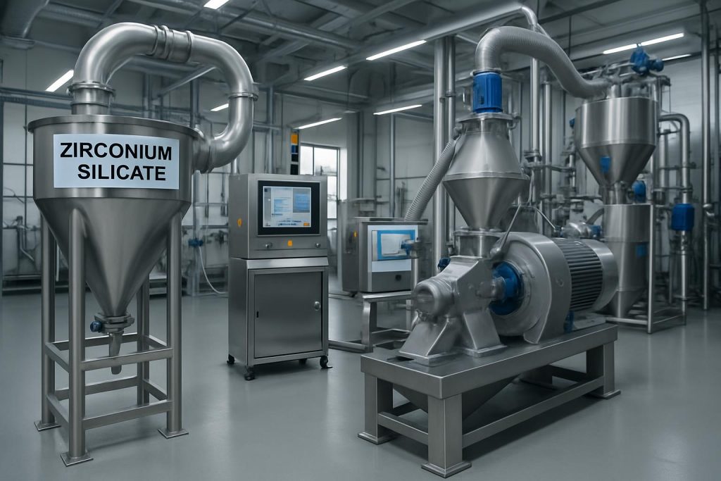Advanced zirconium silicate processing technology