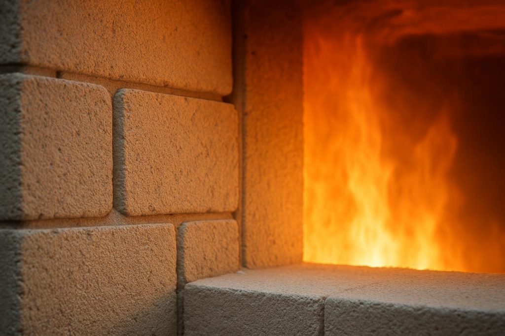 Zirconium silicate in high temperature industrial application