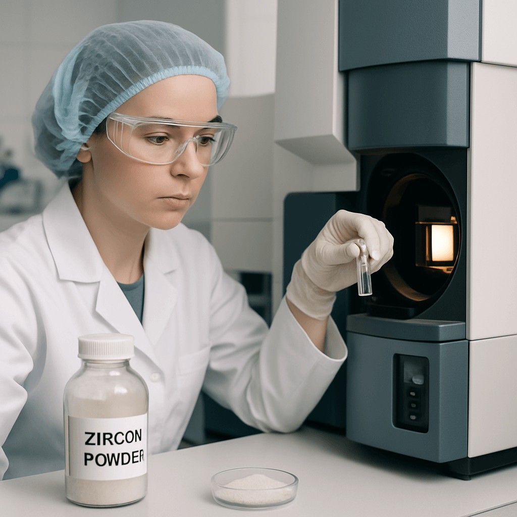Zircon sand impurity testing