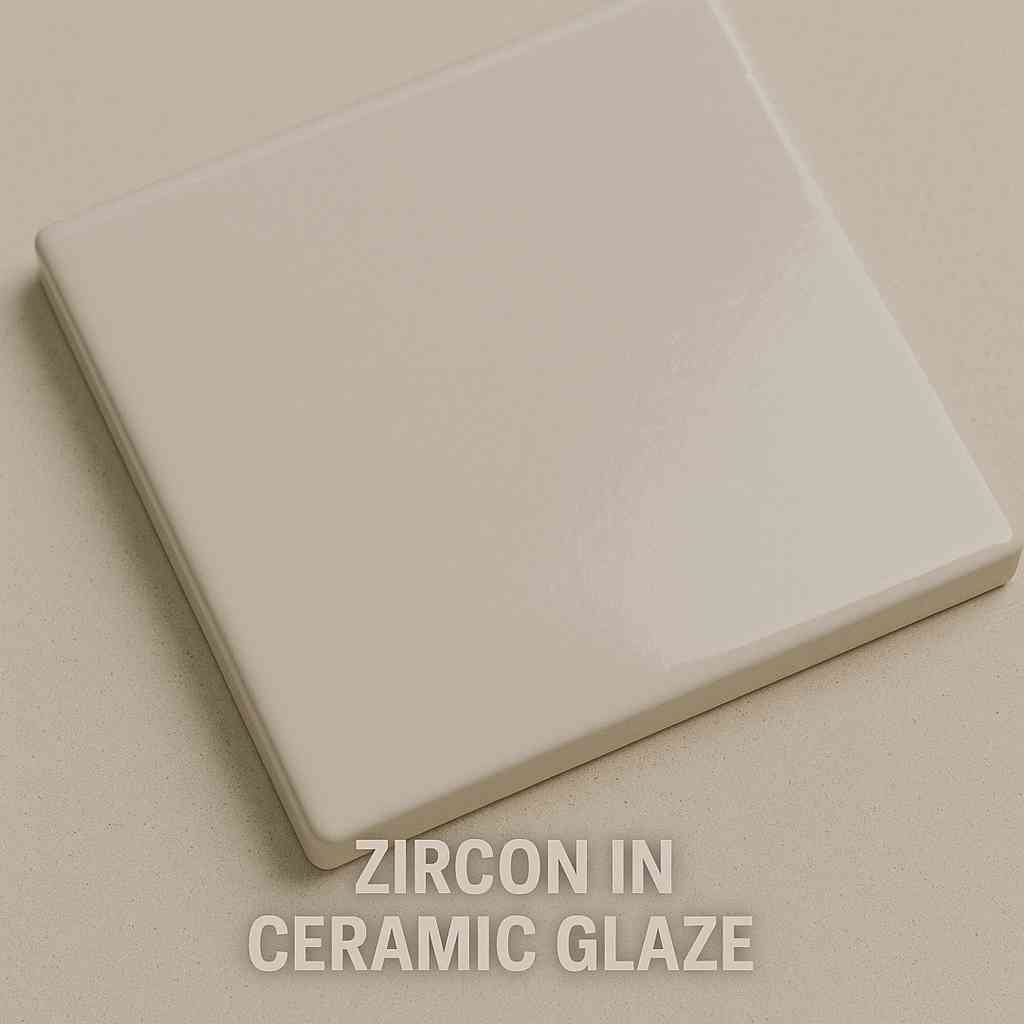 This image shows bright ceramic tiles made with zircon glazes for smooth finishes.