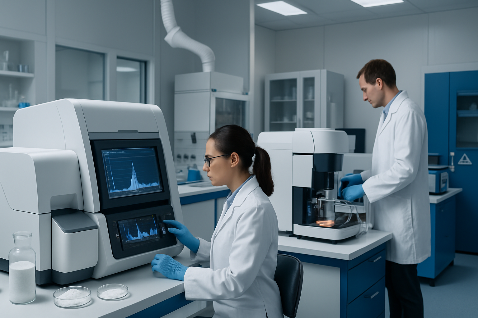 Premium zircon powder chemical analysis laboratory