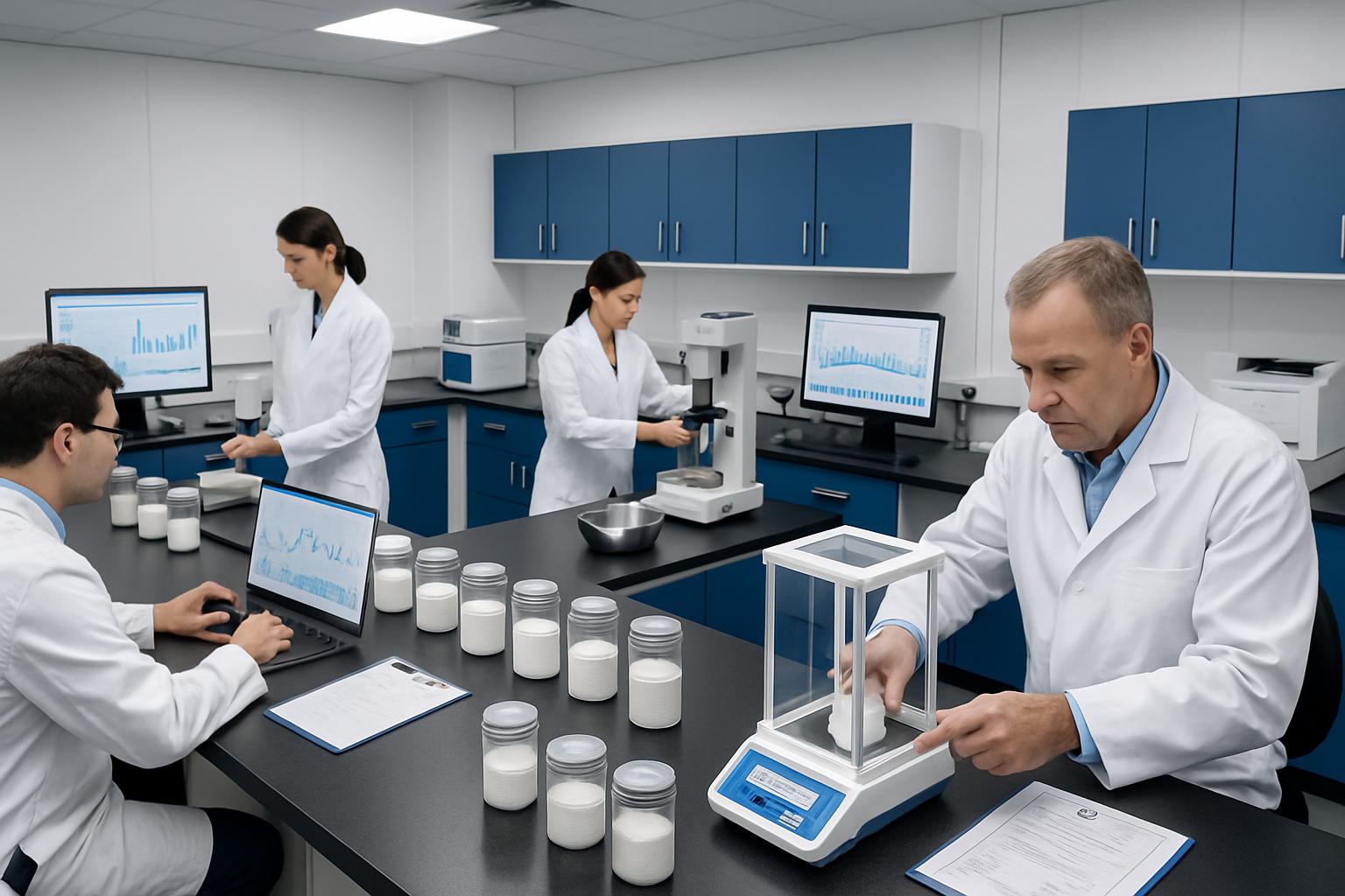 Quality Control Tests for Premium Zircon Powder