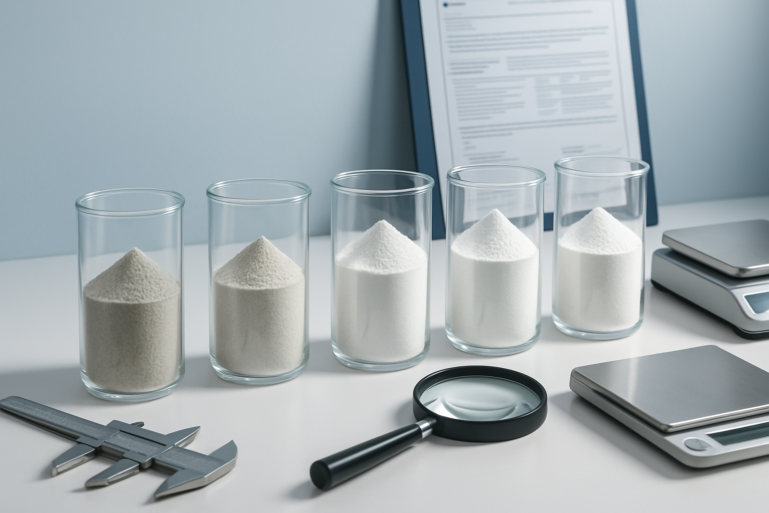 Premium zircon Powder Grades