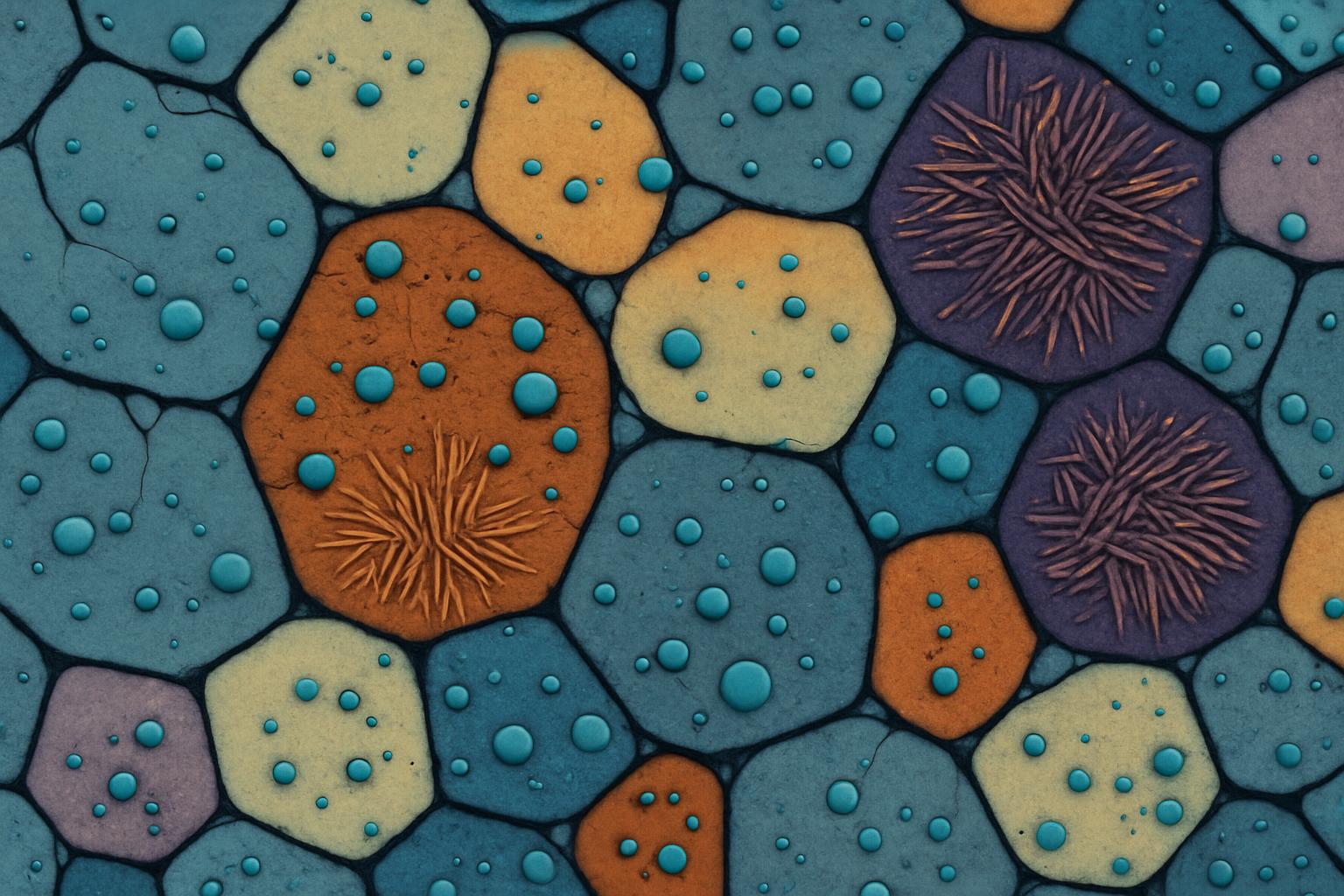 Advanced zirconia composite microstructure showing nanoscale reinforcement phases and engineered interfaces