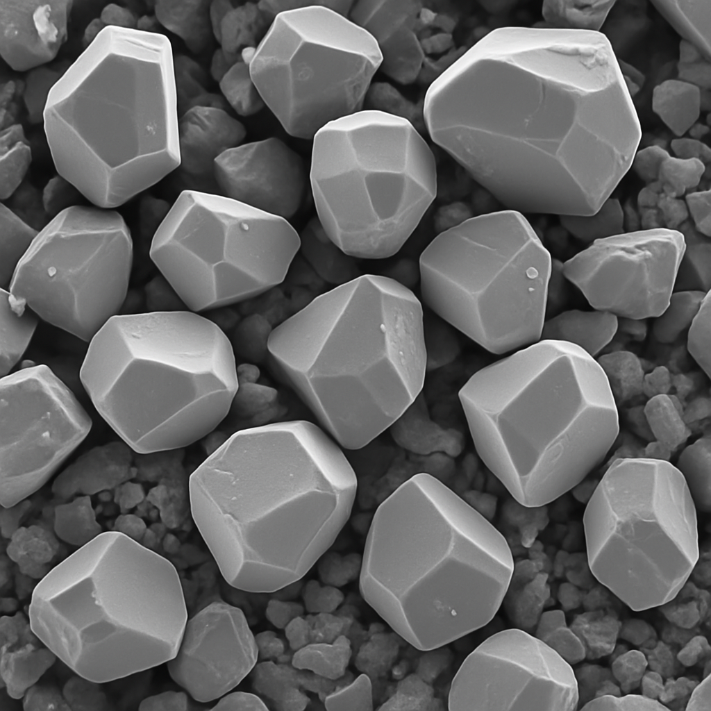 Zircon Powder Microstructure