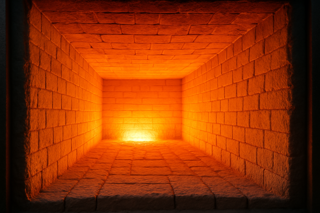 Industrial Furnace with Zircon Refractory Lining Industrial Furnace with Zircon Refractory Lining