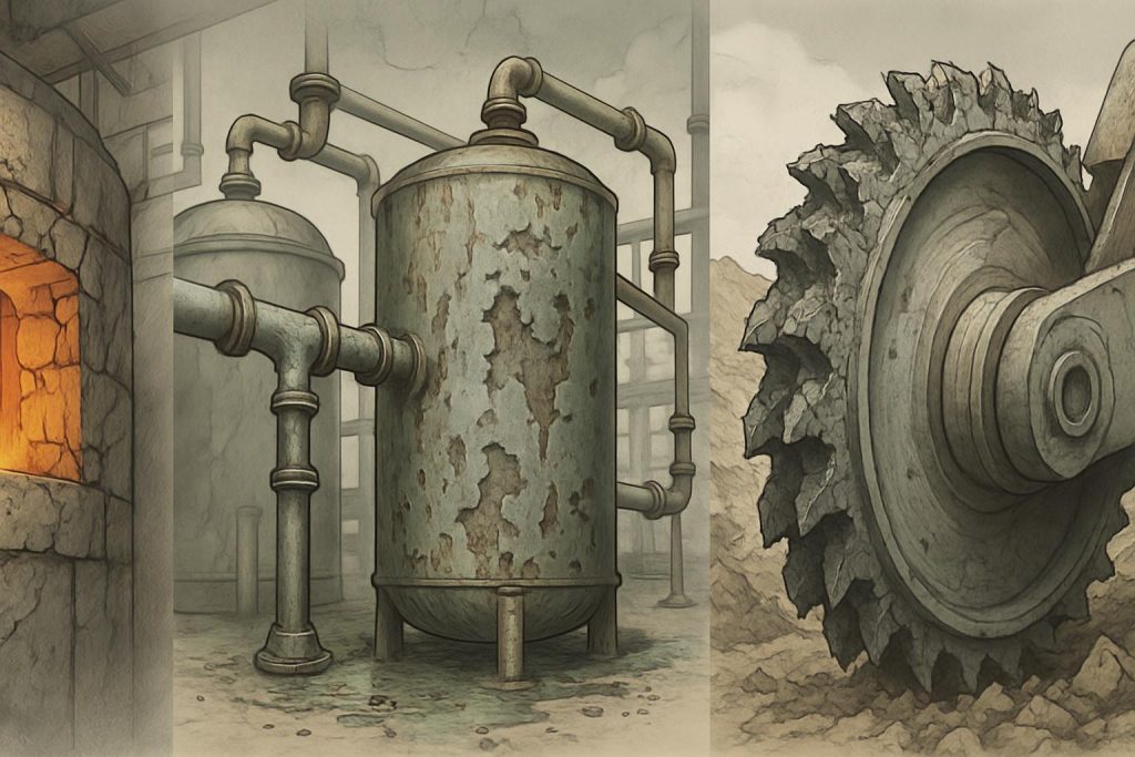 Material challenges in extreme industrial environments