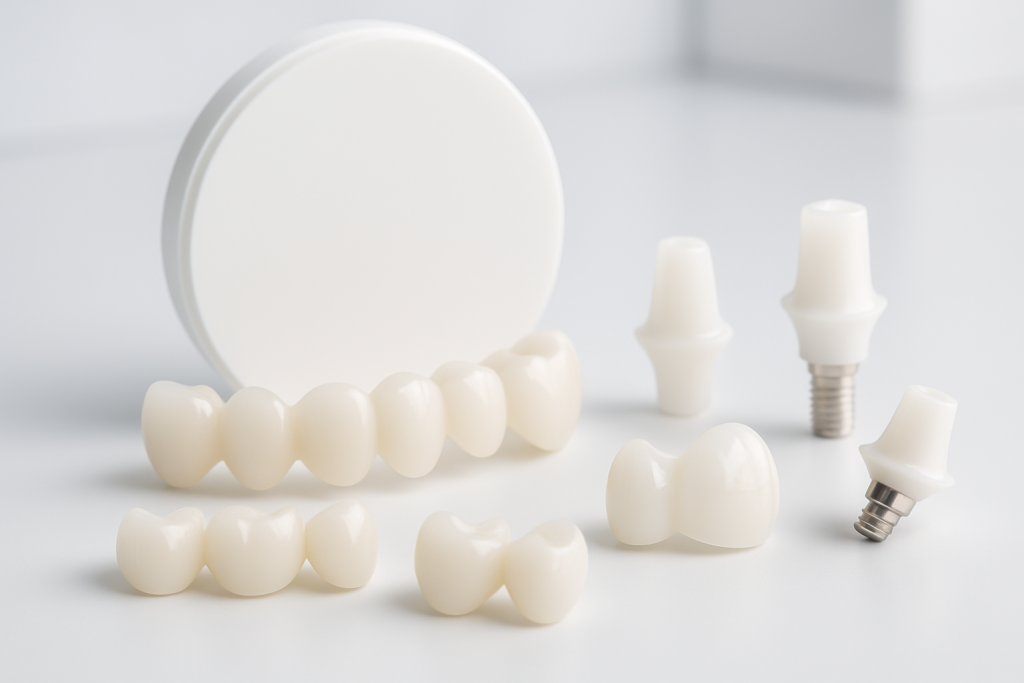 Advanced zirconia dental implant materials