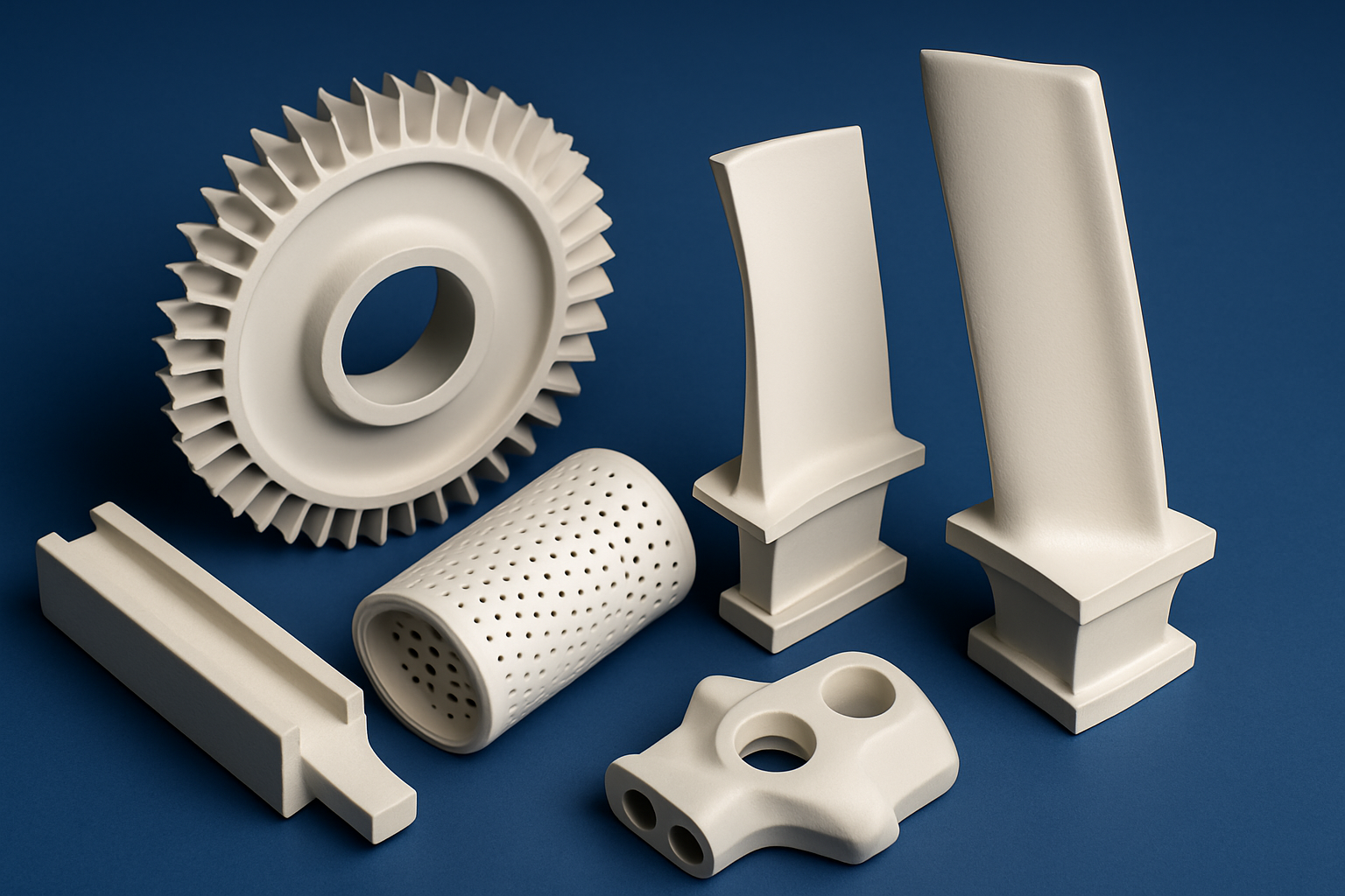 Zirconia components for aerospace applications