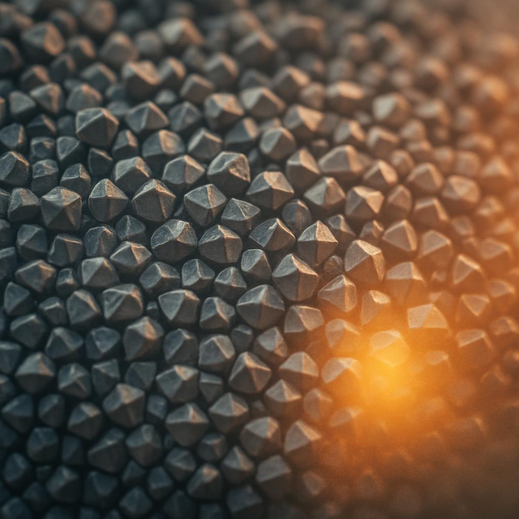 Zircon powder microstructure showing dense, uniform particles that contribute to coating durability and thermal resistance