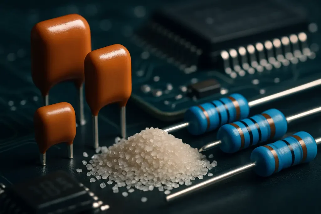 Future electronic devices utilizing zircon sand