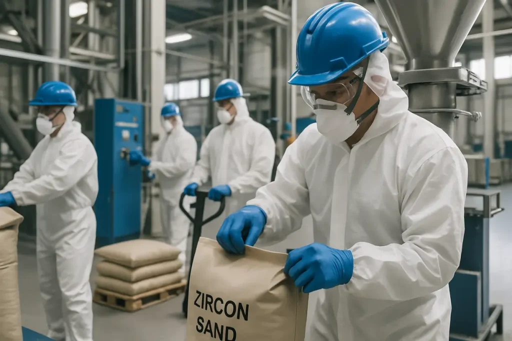 Zircon Sand Handling Safety