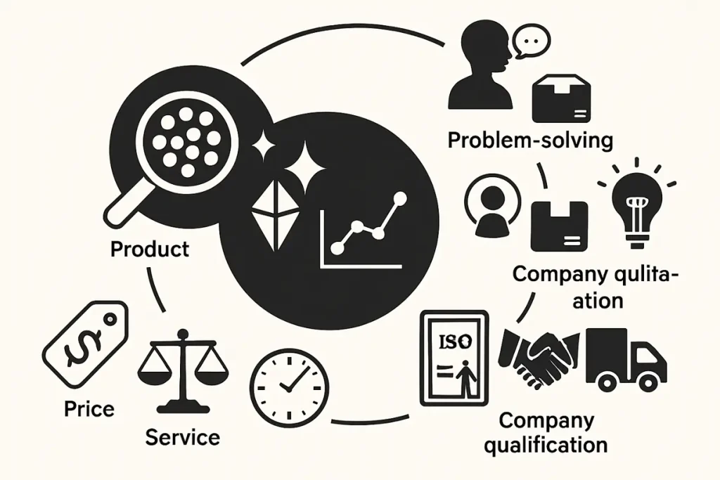Assessing zirconia powder supplier capabilities