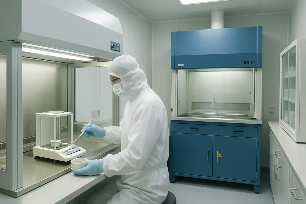 Clean laboratory environment for sample preparation