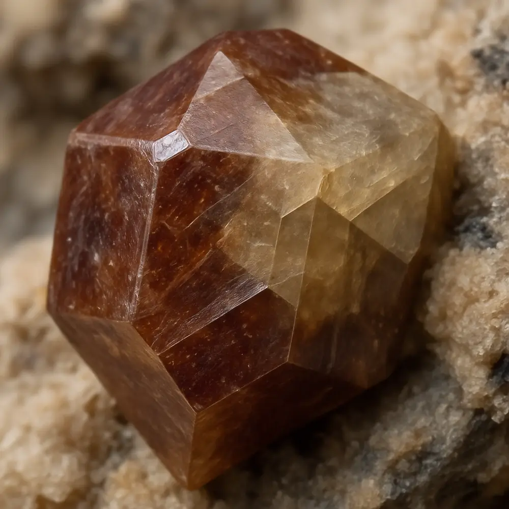 Image of zirconium silicate in its natural form