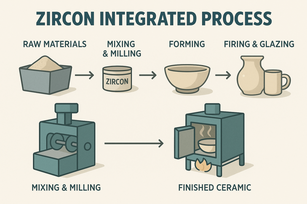 Zirconium Silicate Integration Process