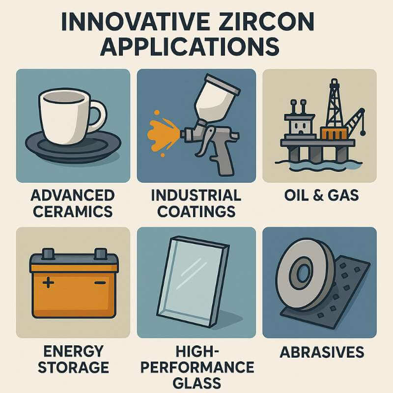 Innovative Zirconium Silicate Applications