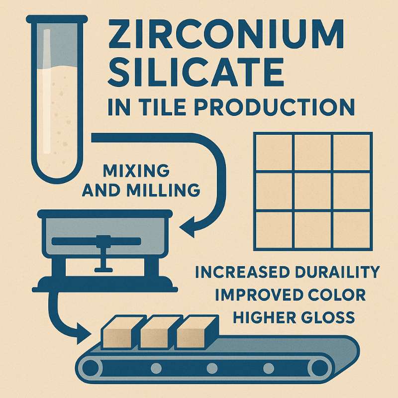 Zirconium Silicate in Tile Production