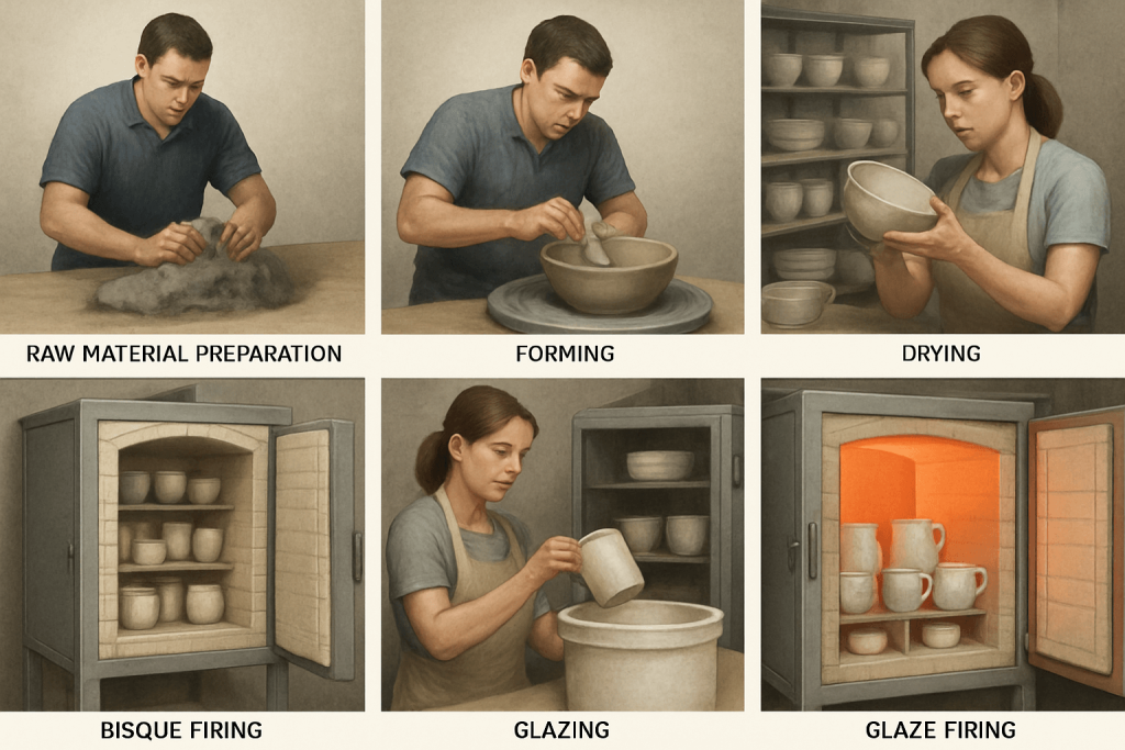 Ceramics Manufacturing Process