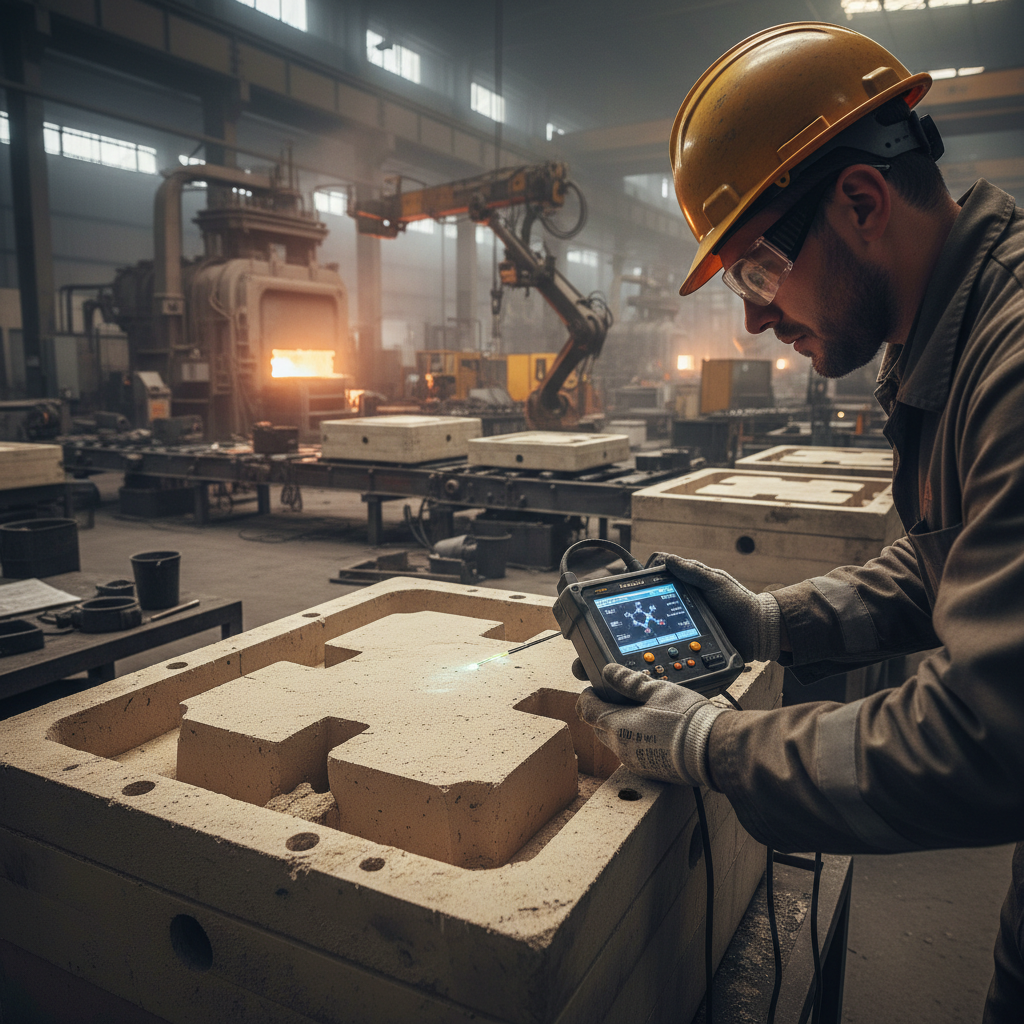 Steel foundry zircon coating analysis